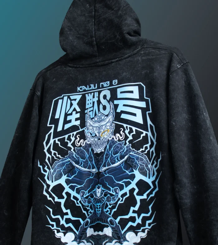 KAIJU NO. 8 / Acid Wash Hoodie
