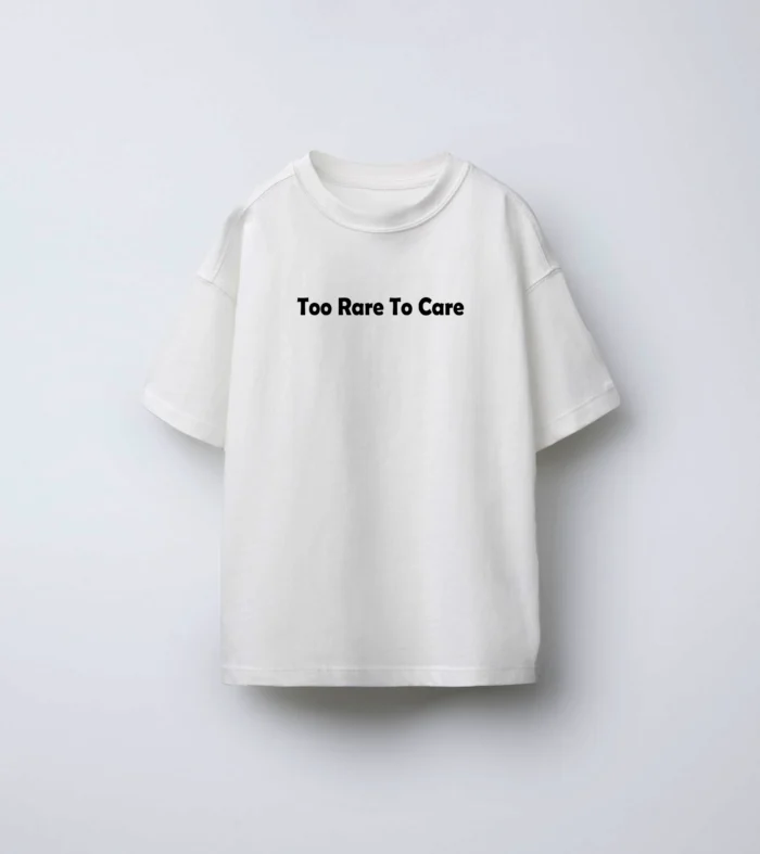 Too Rare To Care / Oversized T-shirt