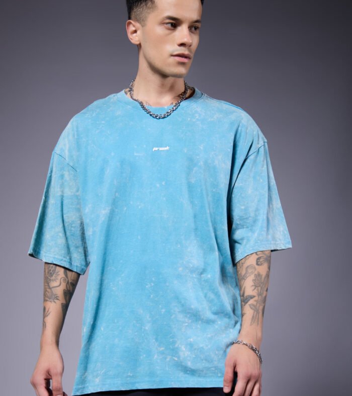 Men Retro Washed Oversized T-Shirt