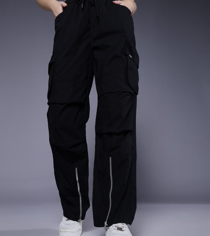 Women Utility Cargo - Black