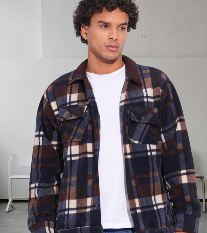 Mens Oversize Polar Fleece Jacket