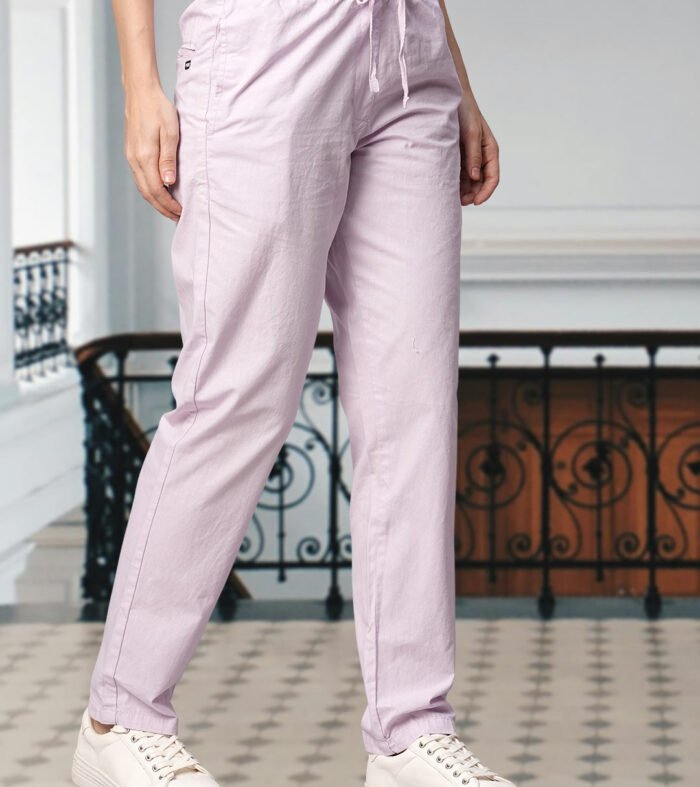 Cotton Pant for Women - Violet