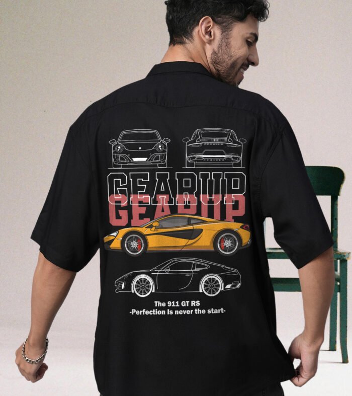 Gear up Mens Fluidic Oversized Shirt