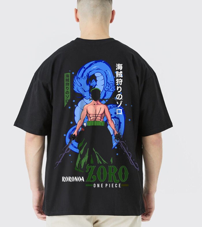 Zoro Men Oversized Printed T-Shirt