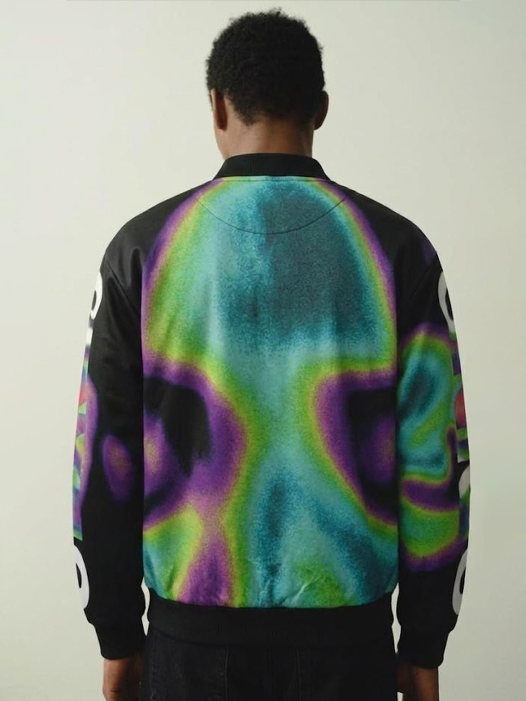 Men Graphic Printed Bomber Jacket