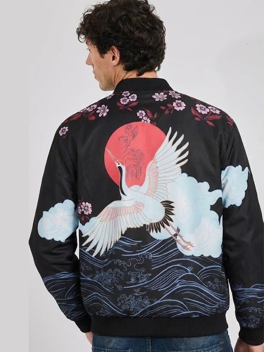 Men Graphic Printed Bomber Jacket
