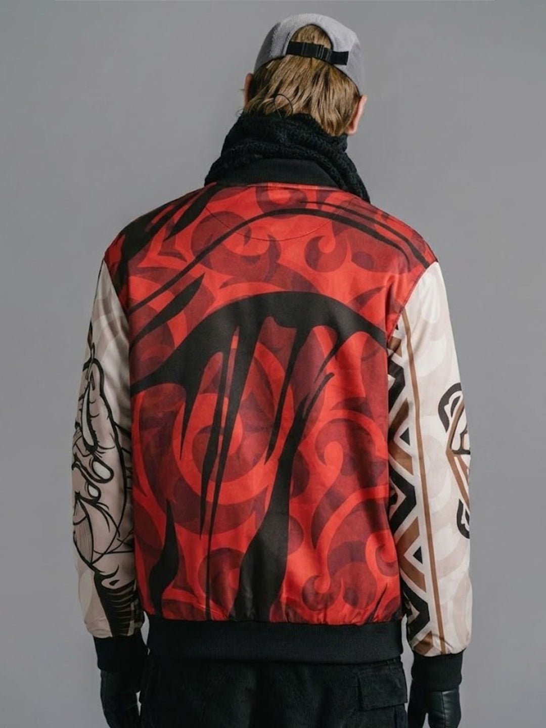 Men Graphic Printed Bomber Jacket