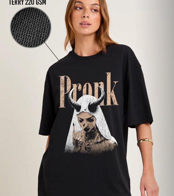 Monarch Women Printed Oversized T Shirt