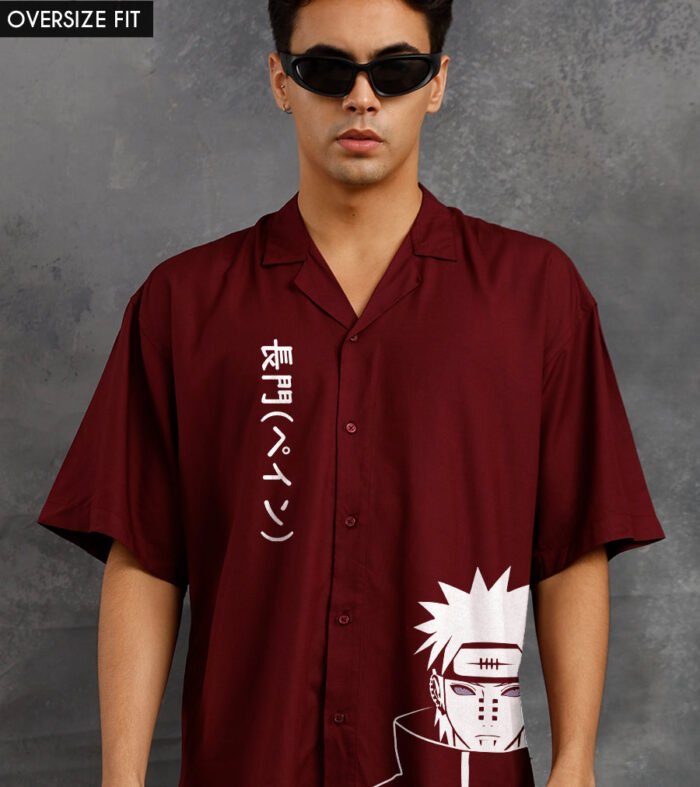 Pain Akatsuki Mens Fluidic Oversized Shirt