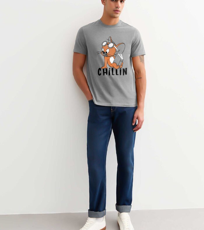 CHILLIN Men Half Sleeve T-Shirt