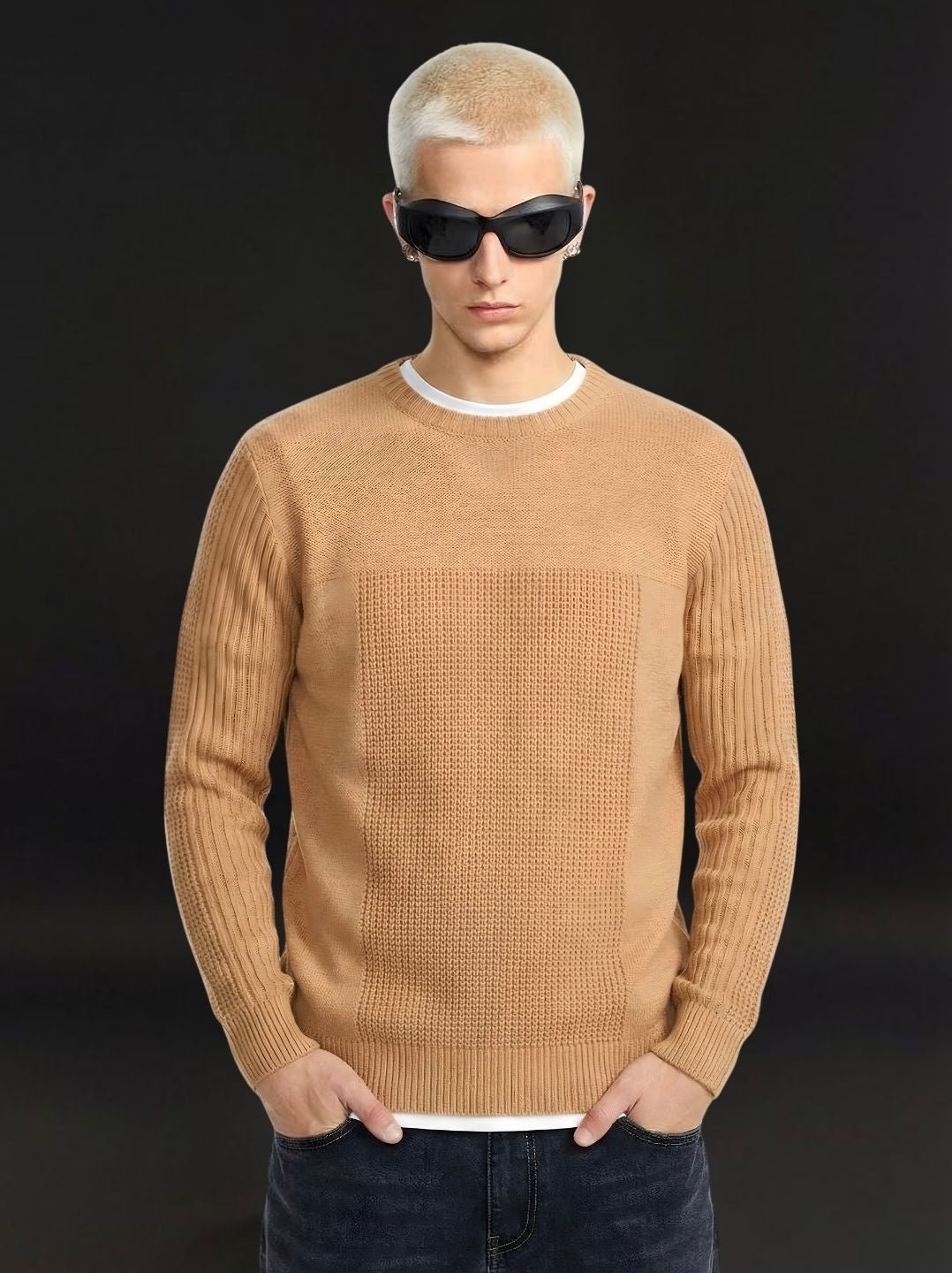 Sands of Style Classic Knitted Men Pullover