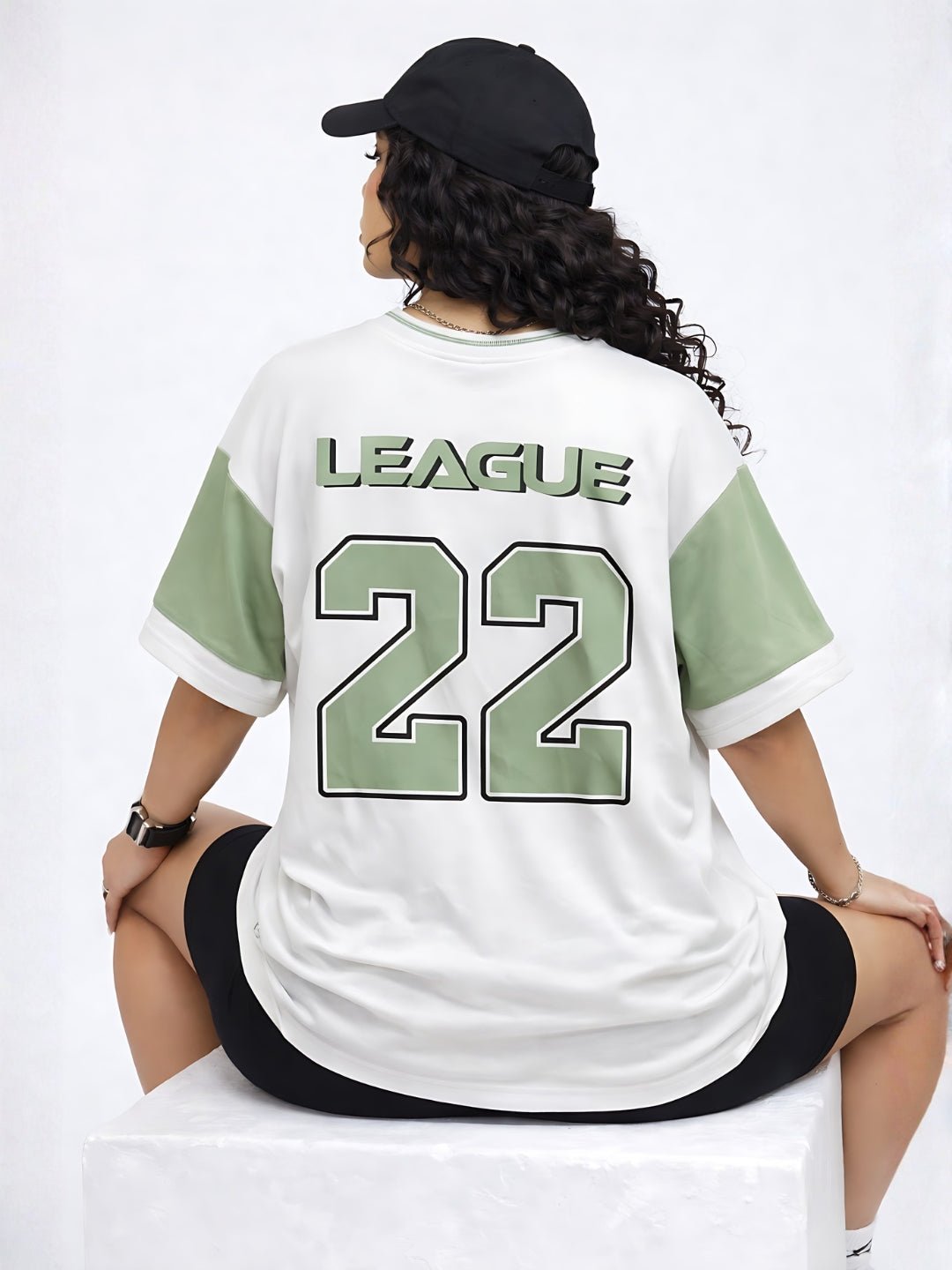 Women Oversized Varsity T-Shirt