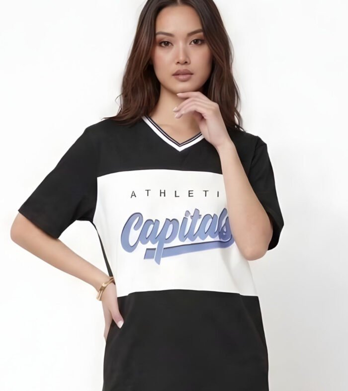 Women Oversized Varsity T-Shirt