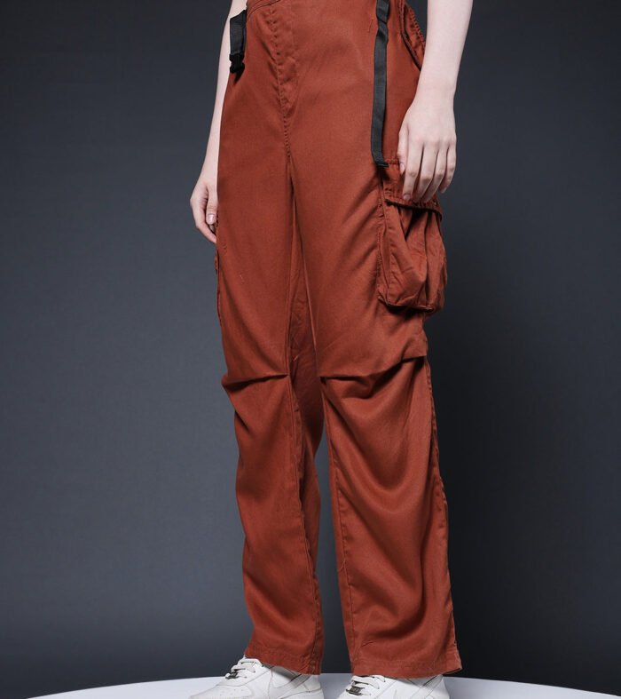 Women Utility Cargo Pant - Cocoa