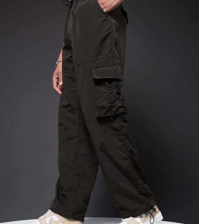 Parachute Pants For Men - Olive Green