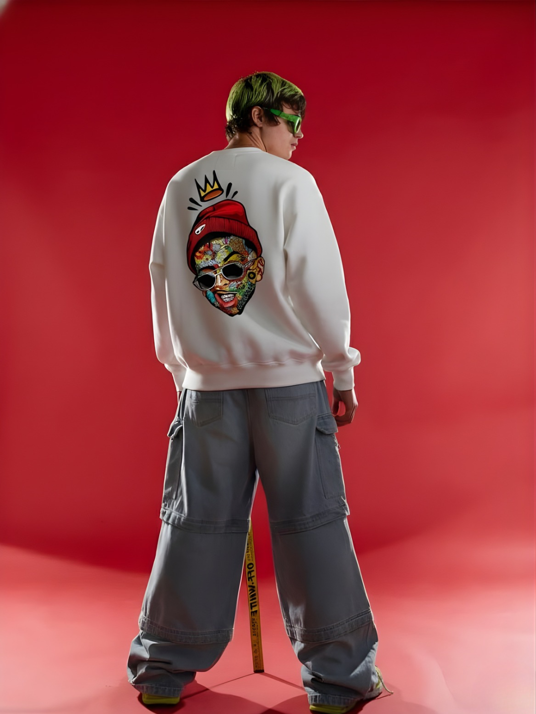 Thug Life Men Drop Shoulder Premium Terry Sweatshirt