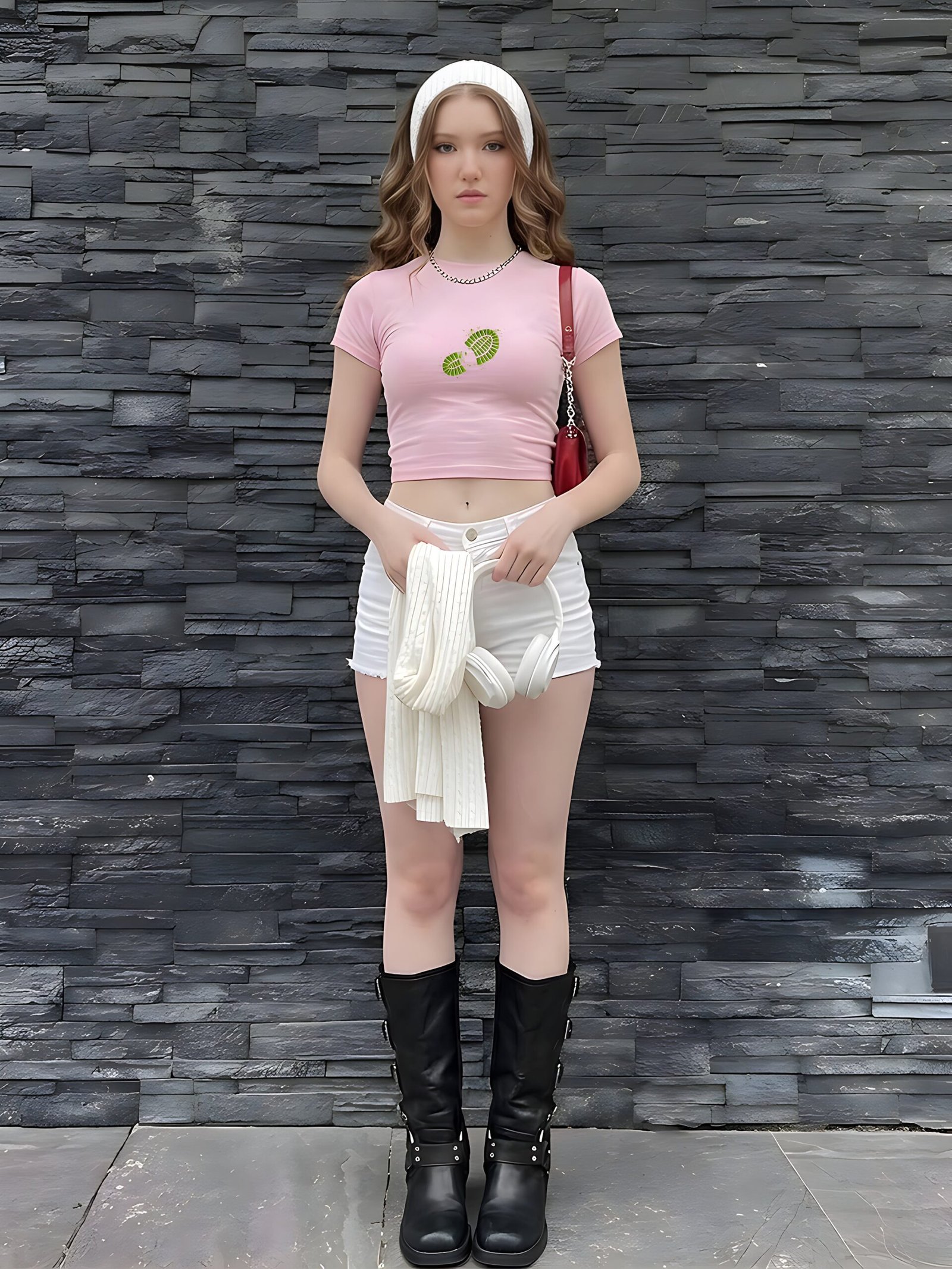 MATCHA FOOT PRINT CLOUD CANDY TOP