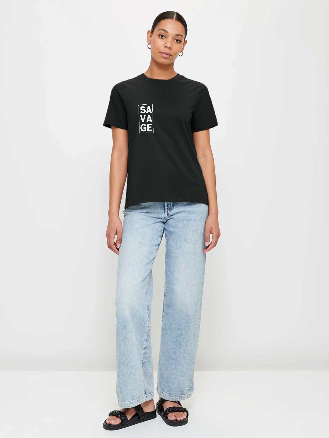 Savage Women Half Sleeve T-Shirt