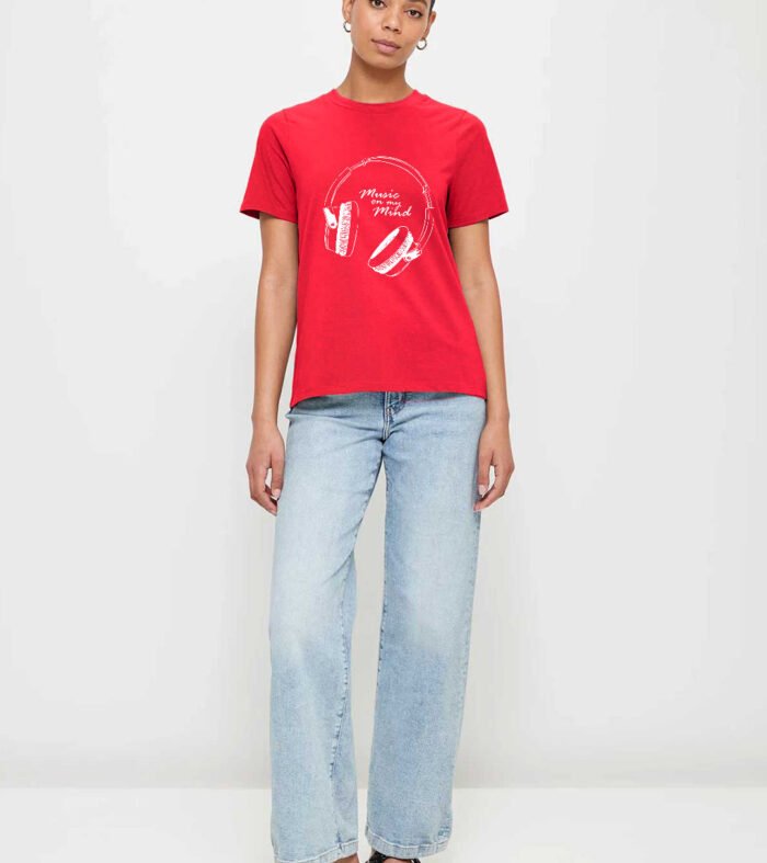 Music on my mind Women Half Sleeve T-Shirt