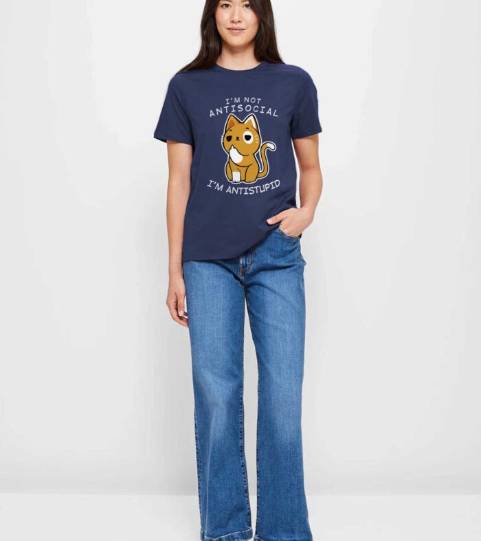 I'm Anti-Stupid Women half sleeve T-shirt