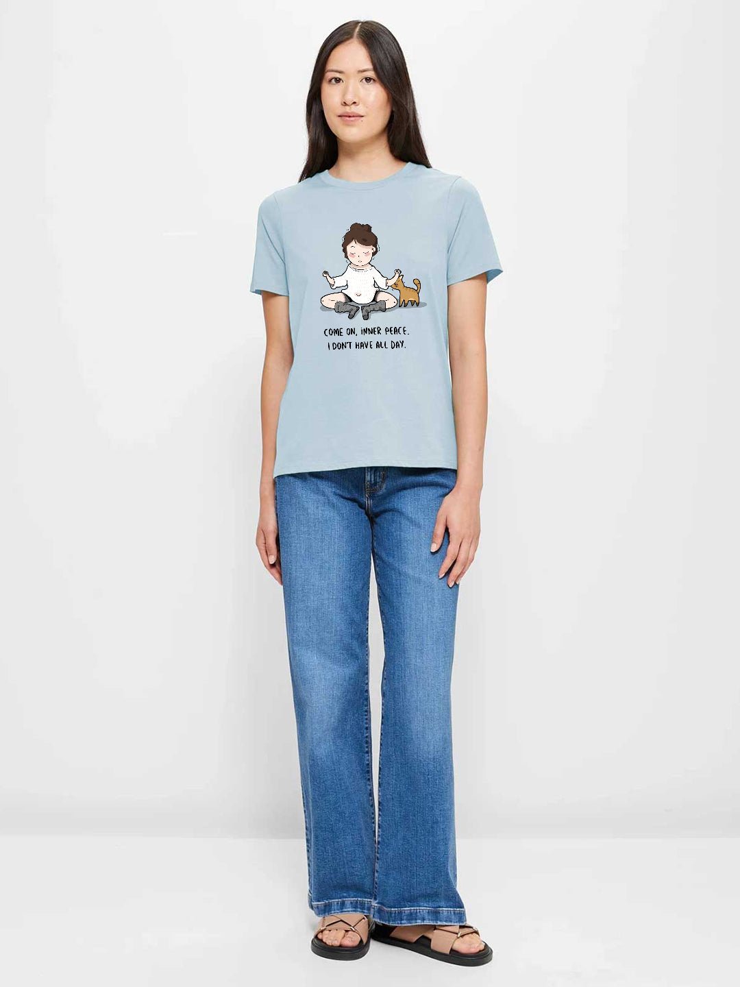 Inner Peace Women Half Sleeve T-Shirt