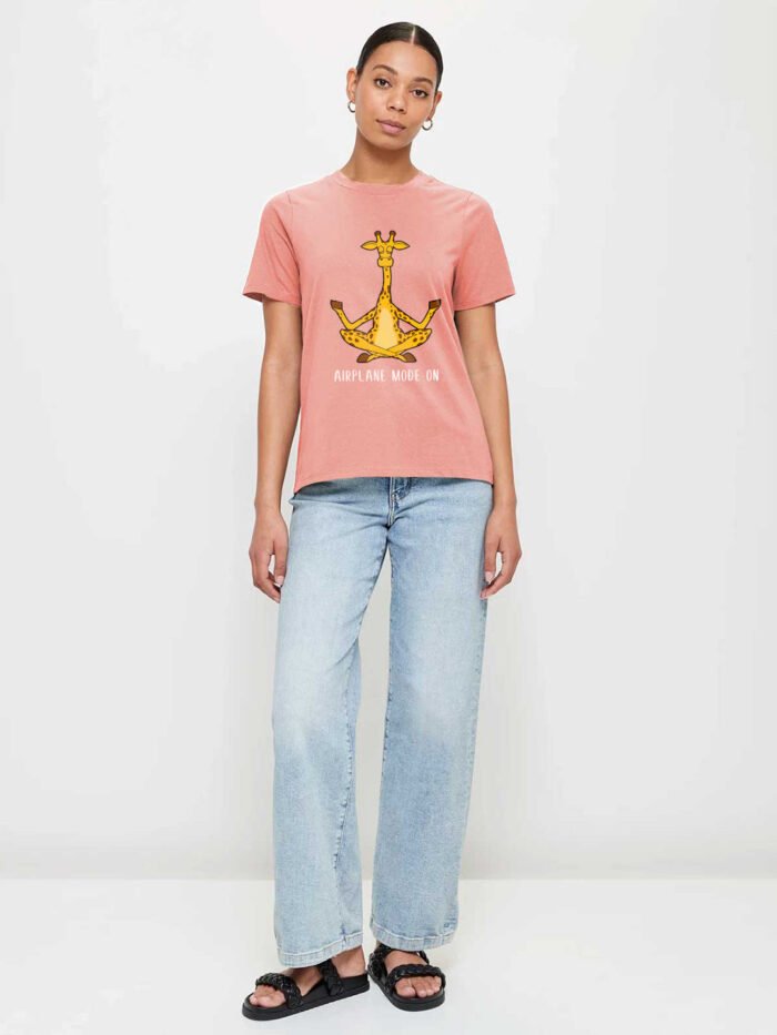 Airplane Mode On Women half sleeve T-shirt
