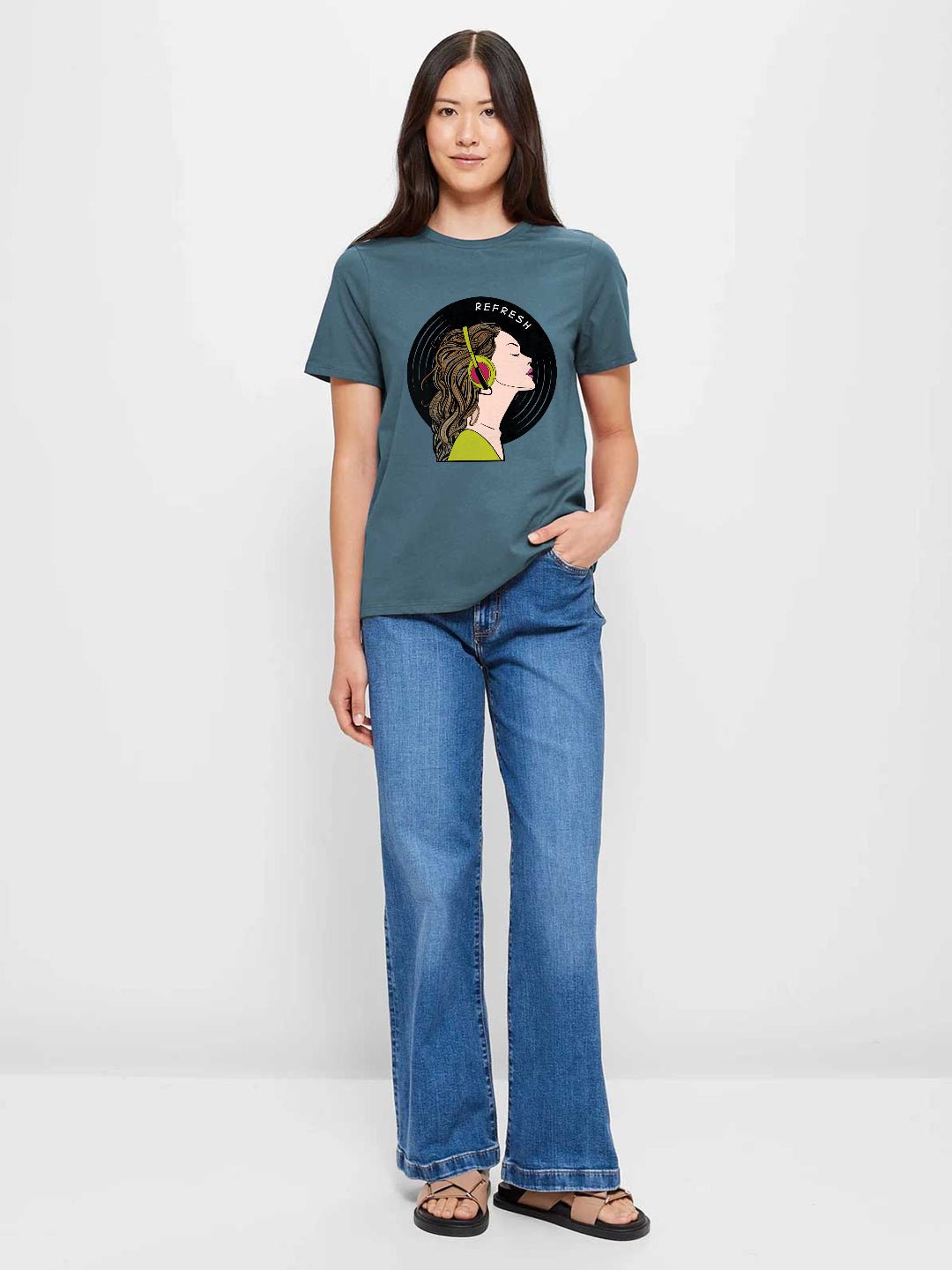 Refreshing Women half sleeve T-shirt
