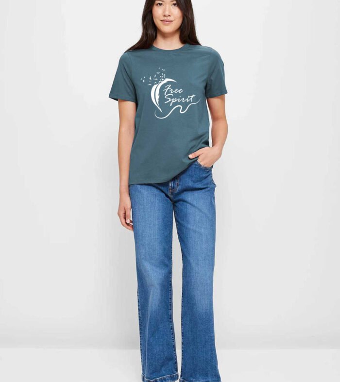 Free Spirit Women Half Sleeve T-Shirt