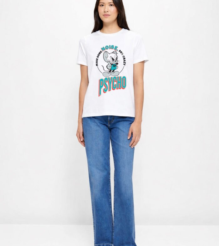 Crazy Jerry Women Half Sleeve T Shirt