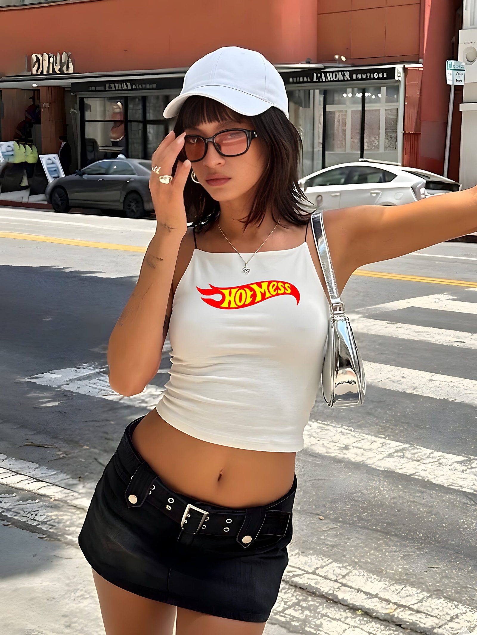 HOT MESS CLOUD CREAM TANK TOP