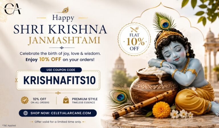 Janmashtami 2026 Special Sale – Celebrate the Spirit of Krishna Janmashtami with Celestial Arcane